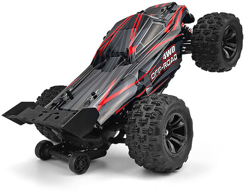 Радиоуправляемый внедорожник MJX Hyper Go 4WD Brushless Truggy 1:16 - MJX-16210-RED Полноприводный джип для дрифта, монстр-трак