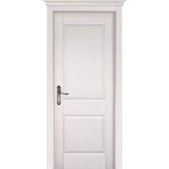 Купить Межкомнатная дверь массив сосны Элегия Браш эмаль слоновая кость глухая