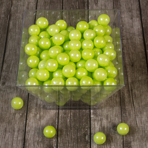 Сахарные шарики Зеленые перламутровые 10 мм, кг