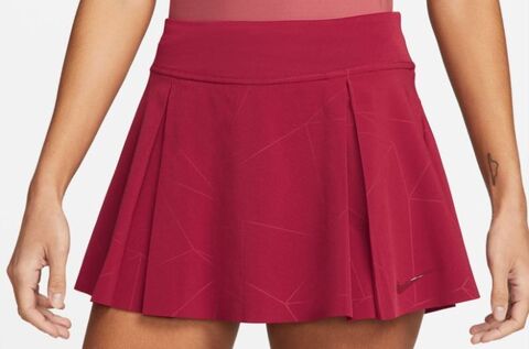 Теннисная юбка женская  Nike Dri-Fit Club Skirt - pomegranate/pomegranate