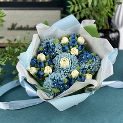 Букет из зимних капкейков: уют и тепло в каждом сладком шедевре