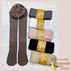 Колготки хлопок/стразы (1-9) 241107-V1012