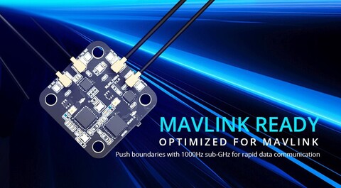 Приёмник Radiomaster DBR4 Dual Band Xross Gemini ELRS 2.4 ГГц и 900 МГц