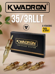 Картридж для татуажа "KWADRON Round Liner 35/3RLLT" упаковка 20 шт.