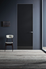 Дверь Спейс Reverse / Цвет Стекло эмалит чёрный / Двери Belwooddoors