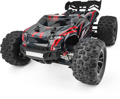 Радиоуправляемый внедорожник MJX Hyper Go 4WD Brushless Truggy 1:16 - MJX-16210-RED Полноприводный джип для дрифта, монстр-трак