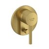 Kludi BOZZ 38716N076 встраиваемый смеситель для ванны и душа, брашированное золото