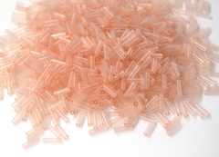 Стеклярус 6мм Миюки, 0155 Transparent Pale pink