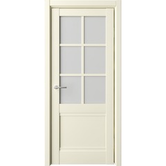 Межкомнатная дверь Киото ваниль со стеклом