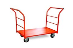 Тележка платформенная TOR ТП-3Д (700х1200) с двумя ручками (без колес)