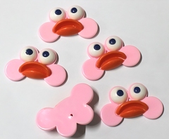 Глазки с клювом клеевые 30х48 мм