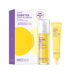 Neogen Double Vita Drop In Serum Skin Bright Kit 50+40ml, Набор для осветления кожи лица (Серум + Маска-плёнка) 50 + 40 мл (до 20.09.26)