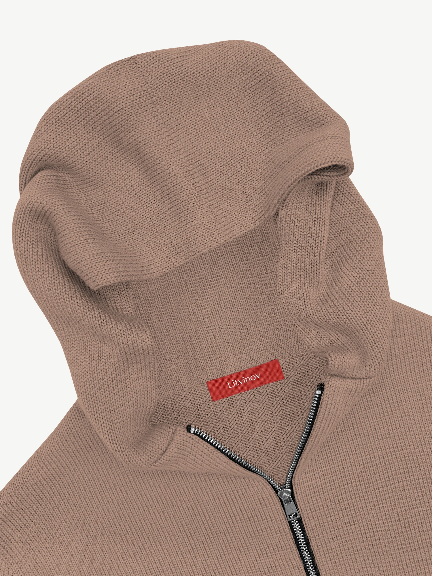 Толстовка на замке из кашемира