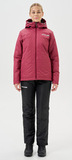 Премиальный теплый зимний костюм Nordski Winter Wine W женский с высокой спинкой