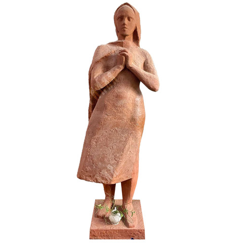 Динес Ю. С. Русская Мадонна. Мать солдата. Оригинальная модель. 1965