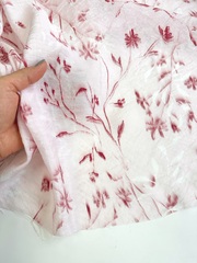 Вискоза с нейлоном, крэш вуаль, Розовые сны