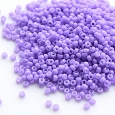 15/0 RR-4488 Бисер круглый Миюки Сиреневый непрозрачный /Miyuki round 15/0 Duracoat opaque columbine
