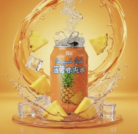 Напиток ананасовый 0,33мл.