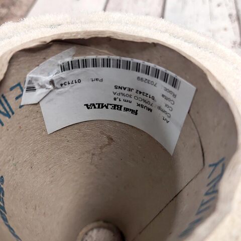 Хлопок фасонный BE MI VA / MUSK 180 синий с бежевым