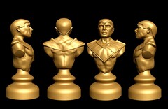 Силиконовый молд Шахматная фигура № 4 