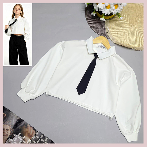 Блуза девочке трик (9-13) 260415-WD174