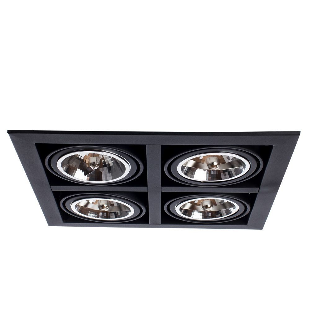 Встраиваемый светильник Arte Lamp Cardani A5935PL-4BK