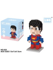 Конструктор LNO Супермен 190 деталей NO. 022 Superman Gift Series