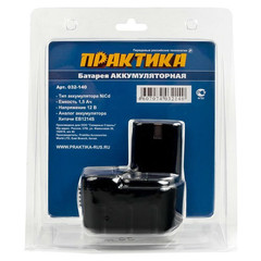 Аккумулятор для HITACHI ПРАКТИКА 12В, 1,5Ач,  NiCd, блистер (032-140)