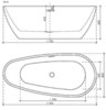 Sancos FB18 Ванна Avocado акриловая отдельностоящая