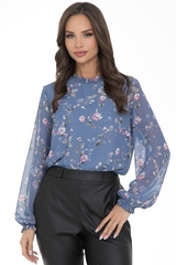 Блуза Волшебный шифон (блу) Diolche