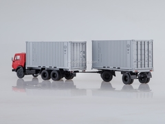 KAMAZ-53212 container truck with trailer GKB-8350 1:43 Start Scale Models (SSM)