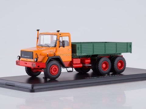 Magirus 290D26L flatbed truck orange-green 1:43 Start Scale Models (SSM)