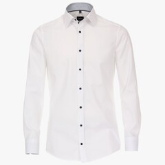 Сорочка Venti Modern Fit 103412600-004 белая c цветной отделкой