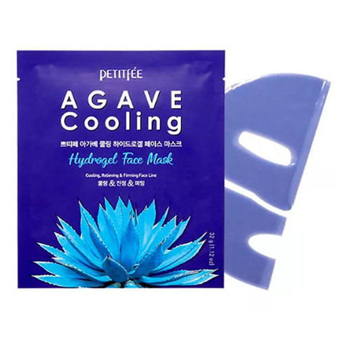 Petitfee Agave Cooling Hydrogel Face Mask - Охлаждающая гидрогелевая маска с экстрактом агавы