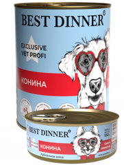 Best Dinner Gastro Intestinal консервы для собак (конина) 100 гр