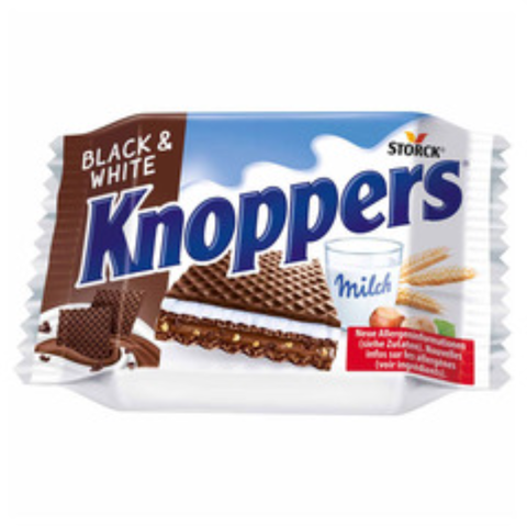 Вафельное печенье Knoppers Black & White