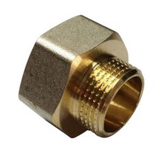 Муфта лат.никел. DN25-20 м-шт переходная