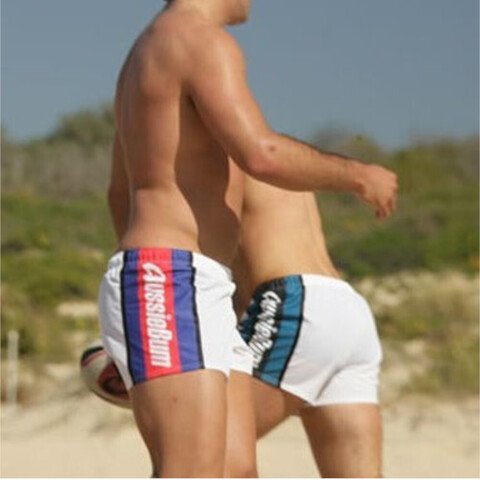 Мужские плавательные шорты Aussiebum Beach Short Red Stripe