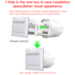 Умное реле Wi-Fi+RF Switch Module модели MS-104