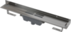 Водоотводящий желоб с порогами для цельной решетки с воротником к стене, арт.APZ1016-300 AlcaPlast