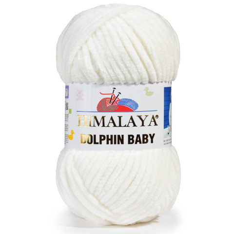 Пряжа Himalaya Dolphin Baby арт. 80363 молочный