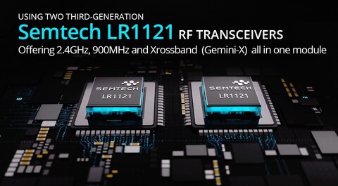 Приёмник Radiomaster DBR4 Dual Band Xross Gemini ELRS 2.4 ГГц и 900 МГц