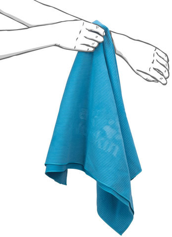 Картинка полотенце Jack Wolfskin Great Barrier Towel Xl turquoise - 2