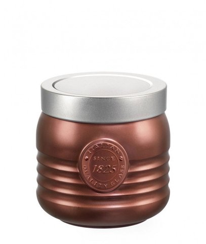 Банка для сыпучих продуктов 0.75л Bormioli Rocco Officina 1825 бронзовая
