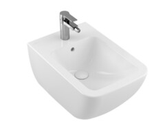 Villeroy&Boch 441100R1 Биде, Villeroy&Boch, Venticello, тип установки-подвесной, ширина, мм-375, глубина, мм-560, высота, мм-285, форма чаши-прямоугольная, отверстия для смесителя-1, материал-санфарфор, вид грязеотталкивающего покрытия-CeramicPlus, к фото