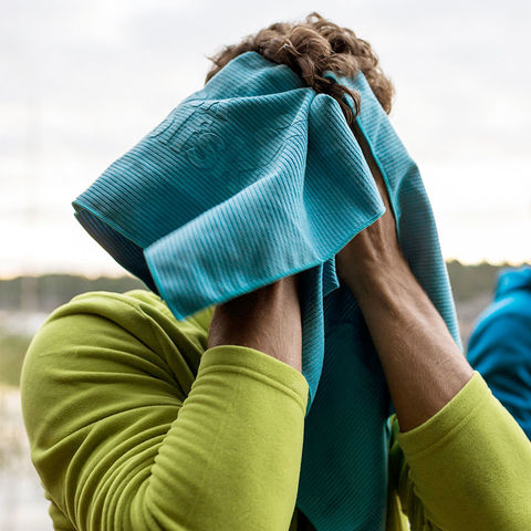 Картинка полотенце Jack Wolfskin Great Barrier Towel Xl turquoise - 4