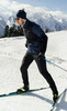 Премиальная куртка для лыж и зимнего бега Nordski Hybrid Blue-Black