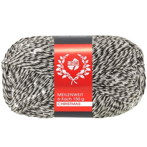 Lana Grossa Meilenweit 6-ply Christmas Snow Flake 325