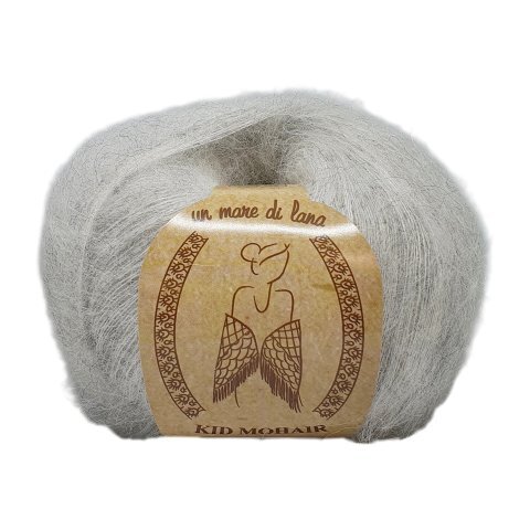 Пряжа Kid Mohair, 50г, 650м, 32%кид мохер, 28%экстра файн мериносовая шерсть, 40%нейлон (цена за уп.)