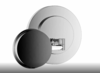 122400 Decor Walther Round Just Look WR Косметическое зеркало 21.5см, подвесное, увел. 5x, подсветка LED, цвет: хром